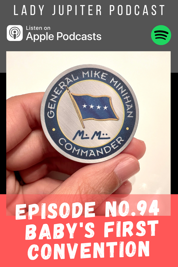 Episode № 94 shares our experience of taking a toddler to an Air Mobility convention...where he also received his very first coin. #LadyJupiter #LadyJupiterPodcast #ATAdenver2022 #ATA